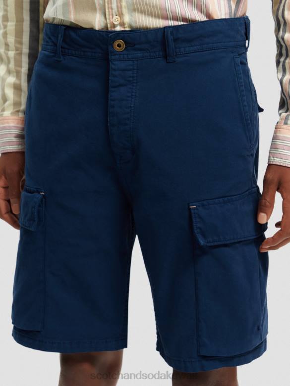 ملابس Scotch & Soda شورت البضائع المريح البحرية رجال N0V4620