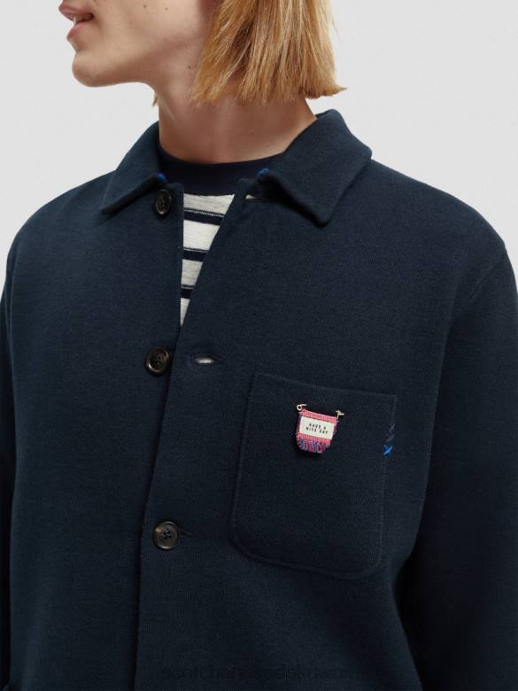 ملابس Scotch & Soda سترة محاكة ليلة رجال N0V4628