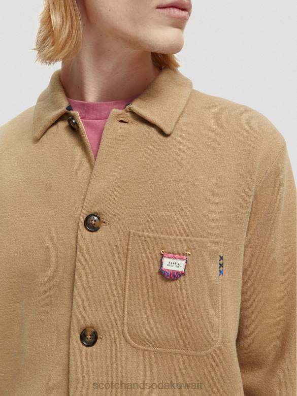 ملابس Scotch & Soda سترة محاكة رمل رجال N0V4629