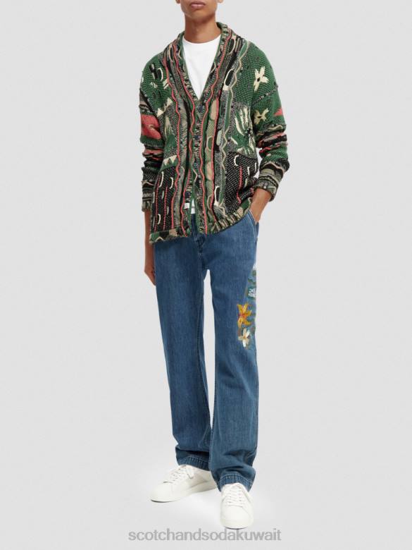 ملابس Scotch & Soda سترة محاكة التحرير والسرد أ رجال N0V4631
