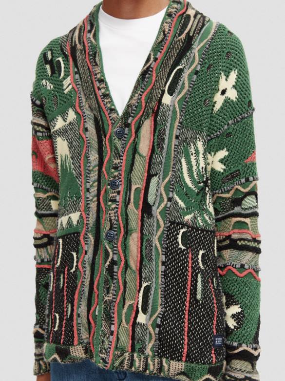 ملابس Scotch & Soda سترة محاكة التحرير والسرد أ رجال N0V4631