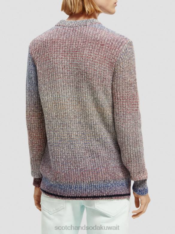ملابس Scotch & Soda سترة مضلعة متدرجة التحرير والسرد ب رجال N0V4632