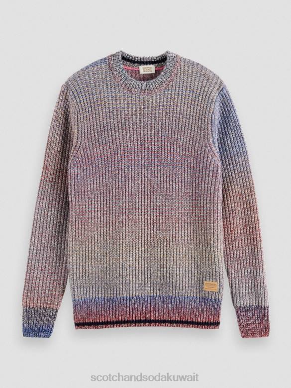 ملابس Scotch & Soda سترة مضلعة متدرجة التحرير والسرد ب رجال N0V4632