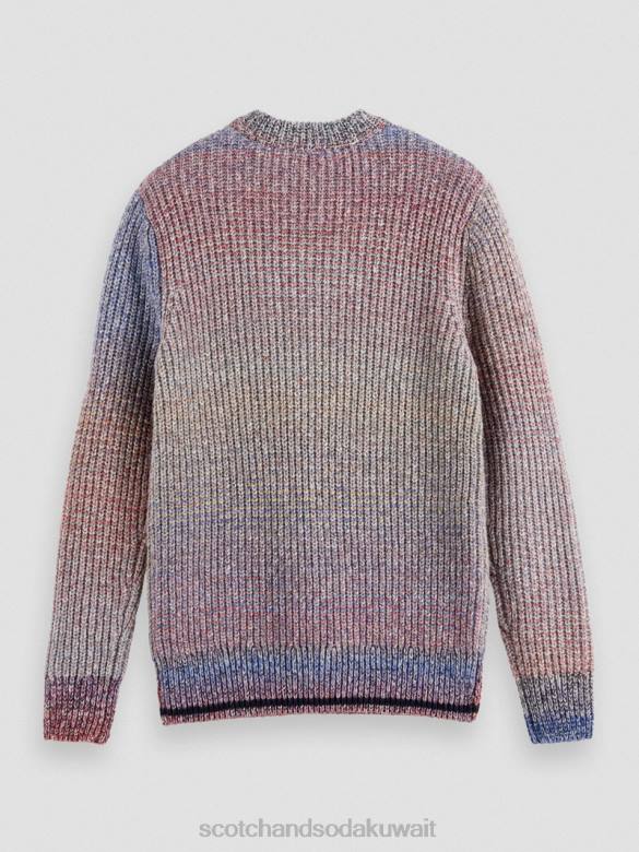 ملابس Scotch & Soda سترة مضلعة متدرجة التحرير والسرد ب رجال N0V4632