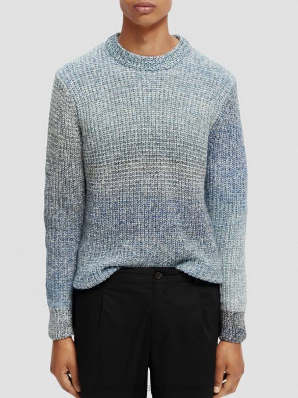 ملابس Scotch & Soda سترة مضلعة متدرجة التحرير والسرد أ رجال N0V4633