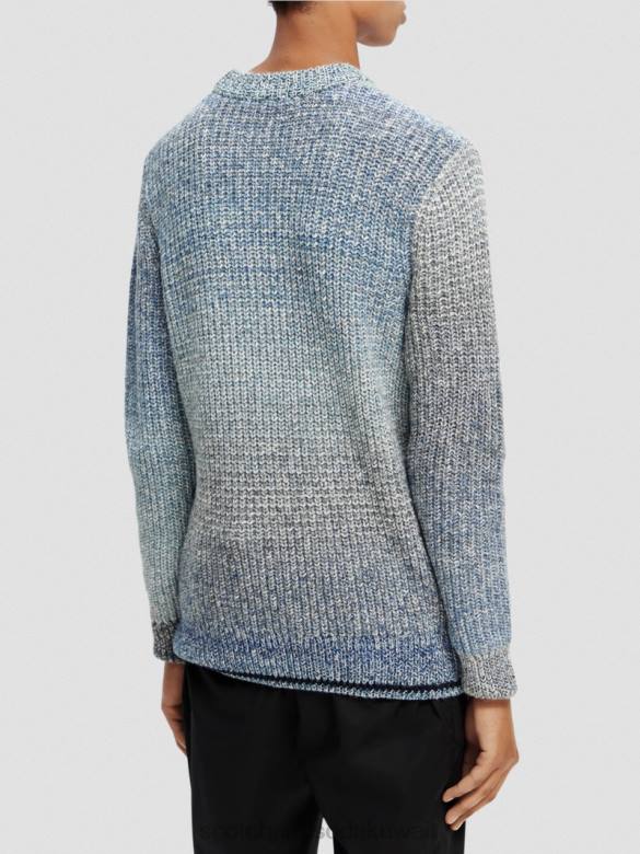 ملابس Scotch & Soda سترة مضلعة متدرجة التحرير والسرد أ رجال N0V4633