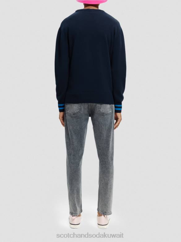ملابس Scotch & Soda سترة عضوية من عمل فني إنتارسيا التحرير والسرد أ رجال N0V4641