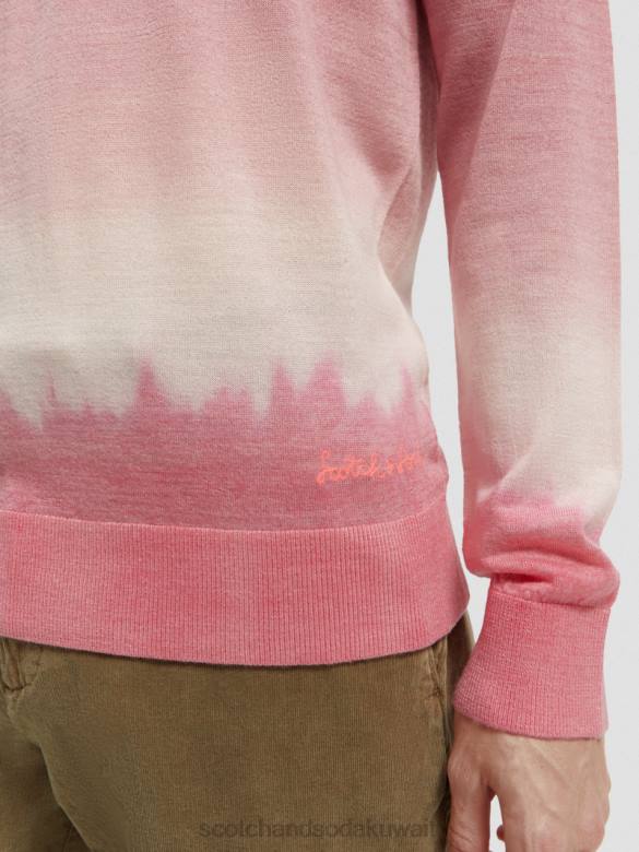 ملابس Scotch & Soda سترة من مزيج الصوف مصبوغة بشكل متدرج التحرير والسرد ب رجال N0V4642