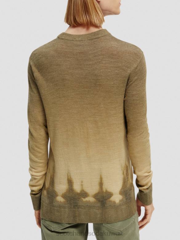 ملابس Scotch & Soda سترة من مزيج الصوف مصبوغة بشكل متدرج التحرير والسرد ج رجال N0V4643