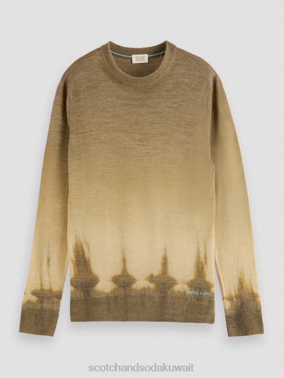 ملابس Scotch & Soda سترة من مزيج الصوف مصبوغة بشكل متدرج التحرير والسرد ج رجال N0V4643