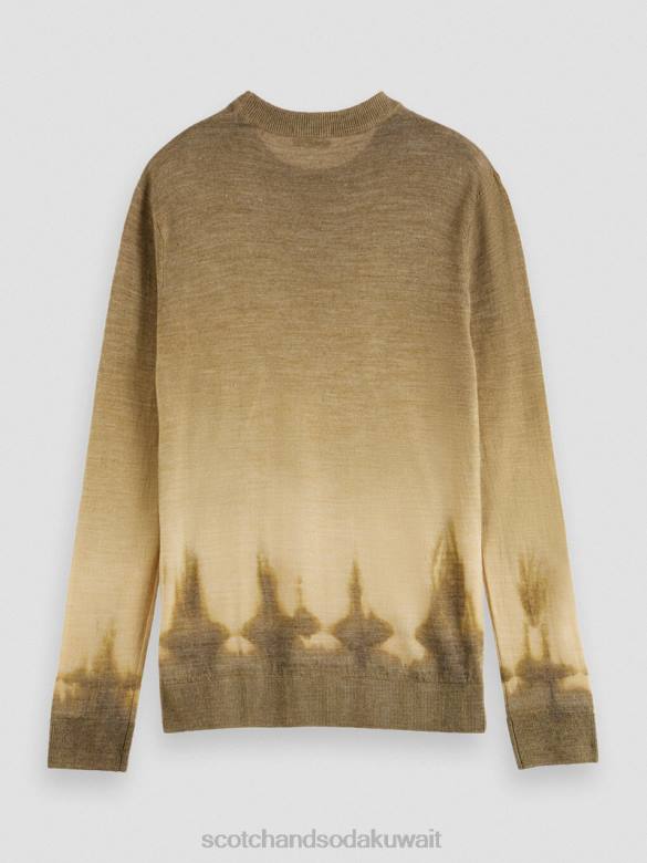 ملابس Scotch & Soda سترة من مزيج الصوف مصبوغة بشكل متدرج التحرير والسرد ج رجال N0V4643