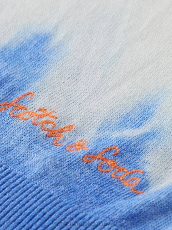 ملابس Scotch & Soda سترة من مزيج الصوف مصبوغة بشكل متدرج التحرير والسرد أ رجال N0V4644