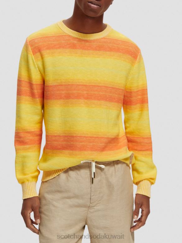 ملابس Scotch & Soda سترة مخططة متدرجة متعدد الخطوط رجال N0V4645