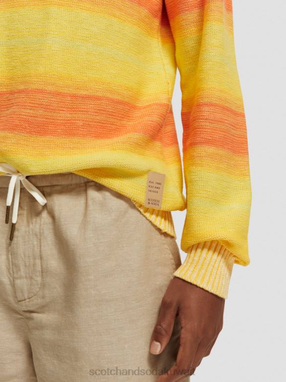 ملابس Scotch & Soda سترة مخططة متدرجة متعدد الخطوط رجال N0V4645