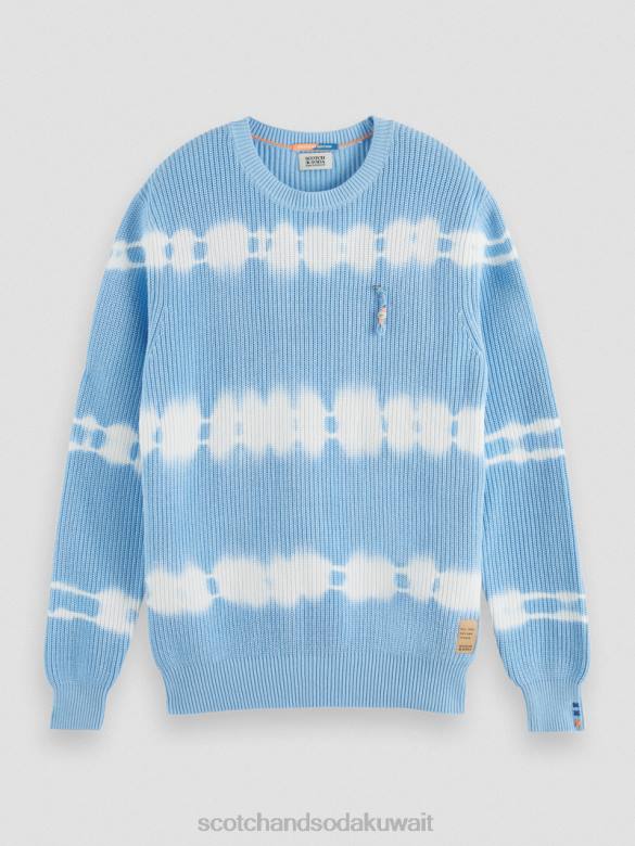 ملابس Scotch & Soda سترة عضوية متماسكة ومصبوغة بالربط التحرير والسرد أ رجال N0V4647