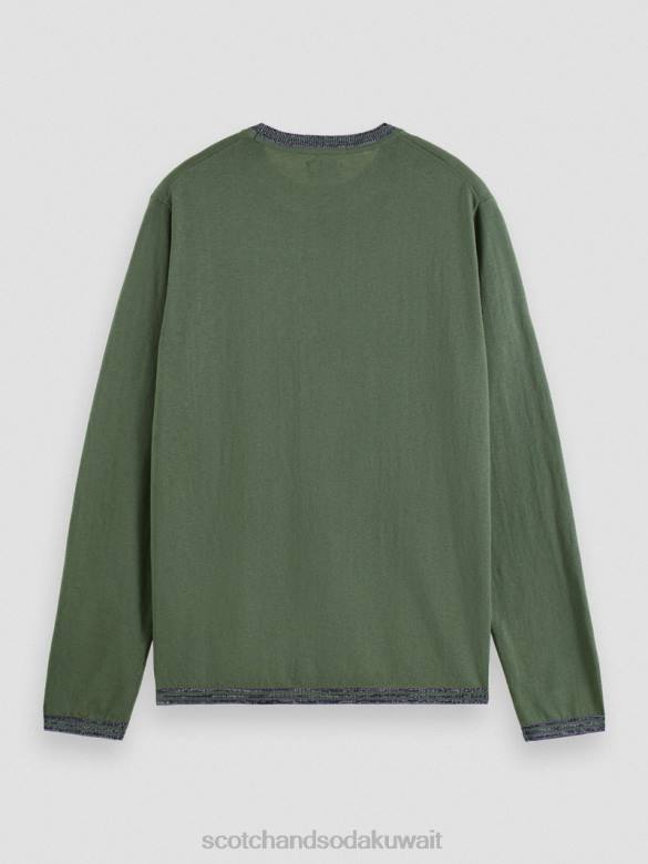 ملابس Scotch & Soda سترة بأطراف متباينة جيش رجال N0V4653