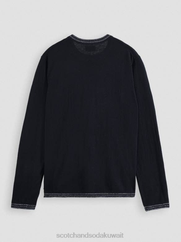 ملابس Scotch & Soda سترة بأطراف متباينة القوات البحرية رجال N0V4654