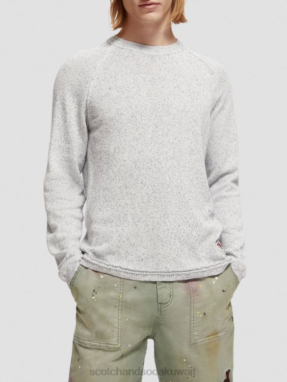ملابس Scotch & Soda سترة ريجلان ريفييرا الأزرق مزيج رجال N0V4660