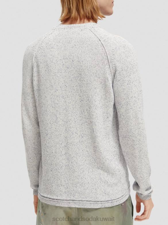 ملابس Scotch & Soda سترة ريجلان ريفييرا الأزرق مزيج رجال N0V4660