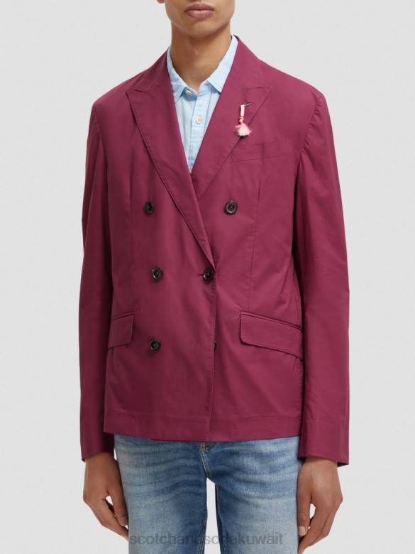 ملابس Scotch & Soda سترة خفيفة الوزن مزدوجة الصدر الداليا رجال N0V4661