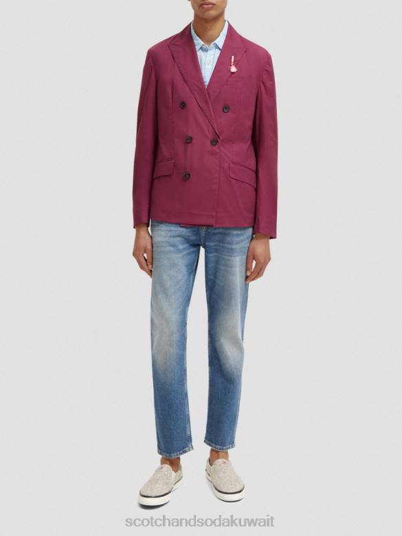 ملابس Scotch & Soda سترة خفيفة الوزن مزدوجة الصدر الداليا رجال N0V4661