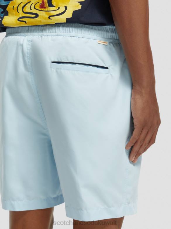 ملابس Scotch & Soda شورت سباحة متوسط ​​الطول البحر الأزرق رجال N0V4664