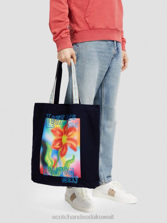 مُكَمِّلات Scotch & Soda حقيبة حمل فنية من القماش ليلة رجال N0V4699