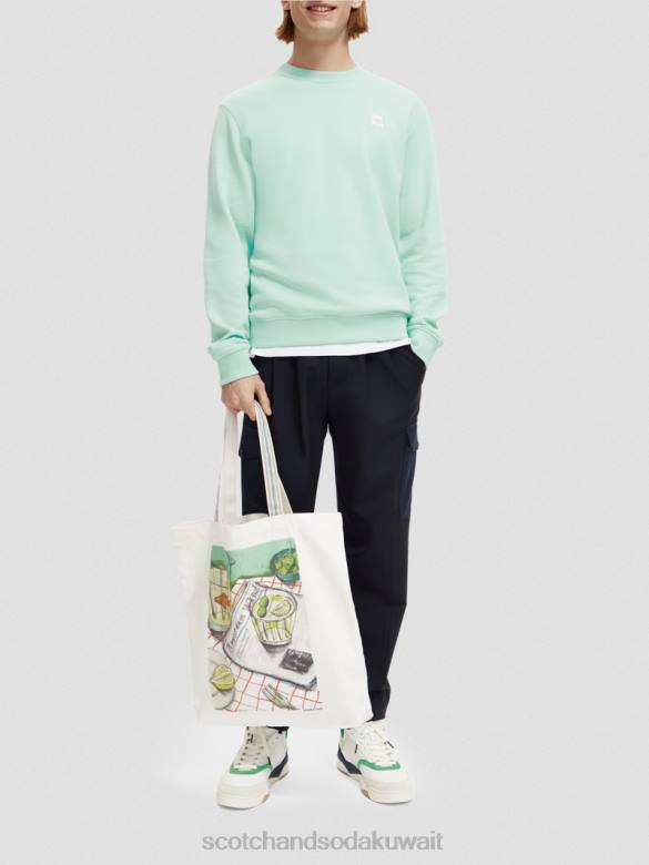 مُكَمِّلات Scotch & Soda حقيبة حمل فنية من القماش أبيض رجال N0V4701