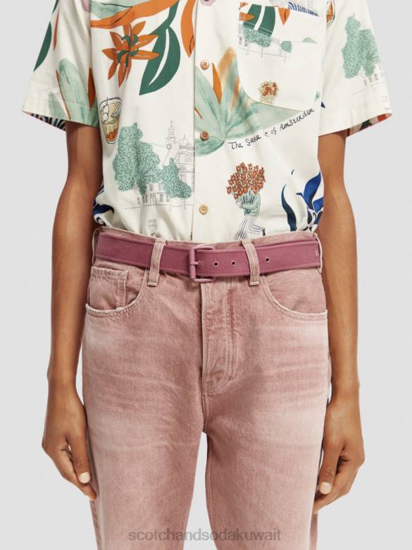 مُكَمِّلات Scotch & Soda حزام قماش الداليا رجال N0V4709