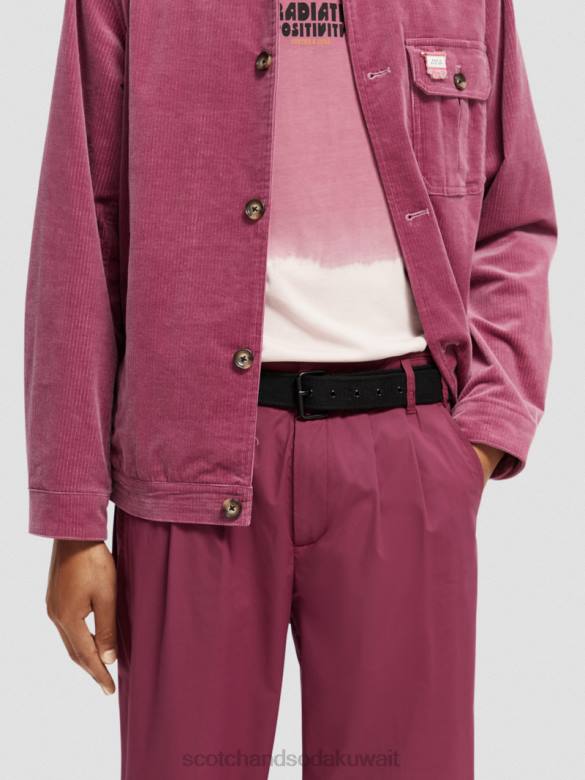 مُكَمِّلات Scotch & Soda حزام قماش أسود رجال N0V4712
