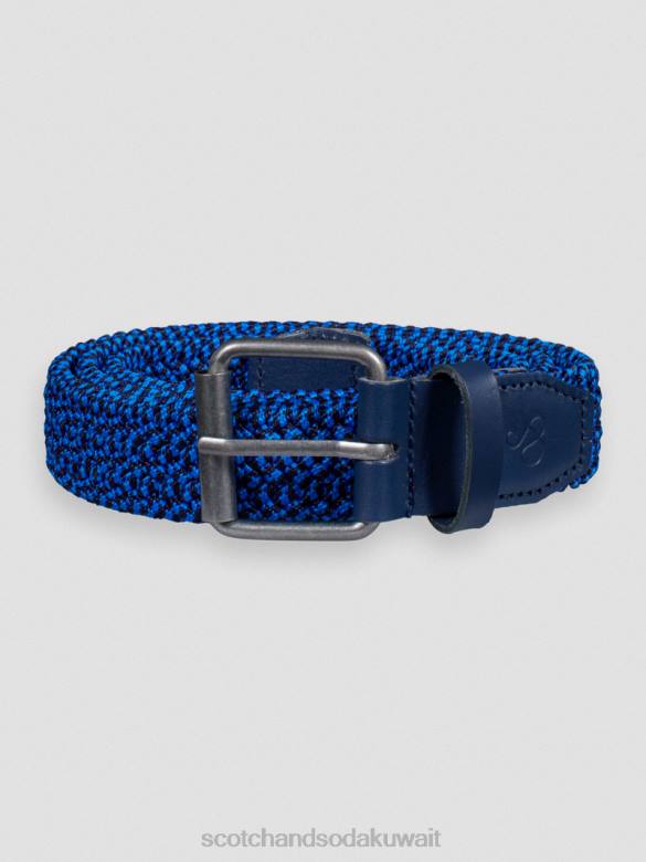 مُكَمِّلات Scotch & Soda حزام شريطي مزين بالجلد التحرير والسرد ج رجال N0V4713