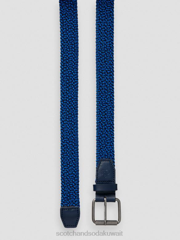 مُكَمِّلات Scotch & Soda حزام شريطي مزين بالجلد التحرير والسرد ج رجال N0V4713