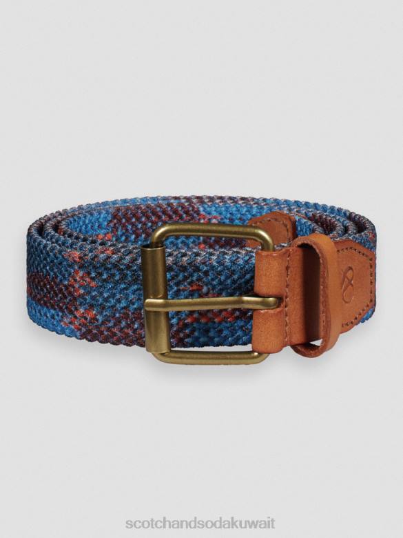 مُكَمِّلات Scotch & Soda حزام شريطي مزين بالجلد التحرير والسرد أ رجال N0V4714