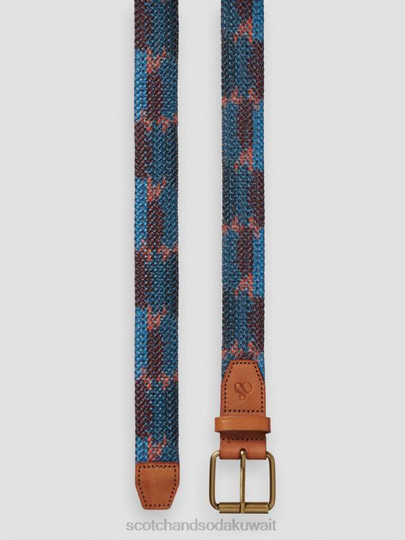 مُكَمِّلات Scotch & Soda حزام شريطي مزين بالجلد التحرير والسرد أ رجال N0V4714