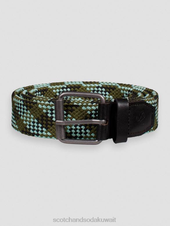 مُكَمِّلات Scotch & Soda حزام شريطي مزين بالجلد التحرير والسرد ب رجال N0V4715