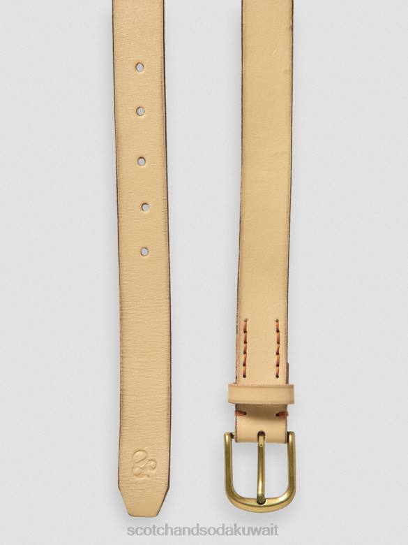 مُكَمِّلات Scotch & Soda حزام من الجلد رمل رجال N0V4716