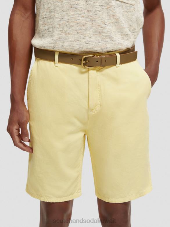 مُكَمِّلات Scotch & Soda حزام من الجلد الكاكي رجال N0V4718