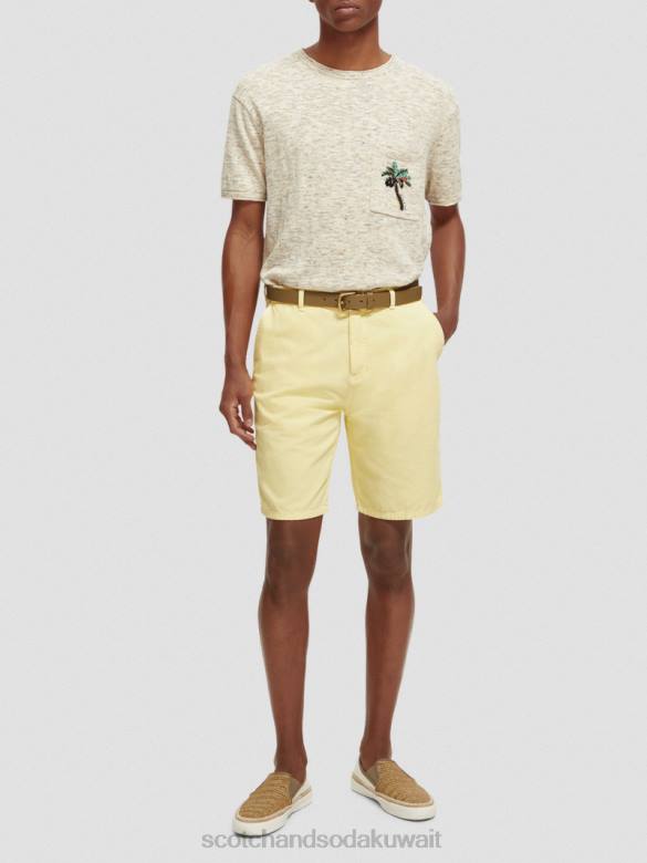 مُكَمِّلات Scotch & Soda حزام من الجلد الكاكي رجال N0V4718