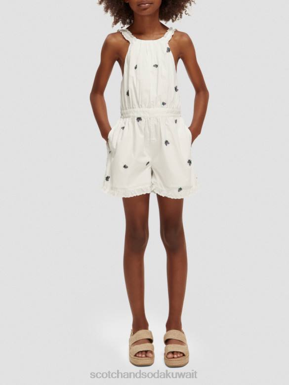 ملابس Scotch & Soda بدلة لعب مطرزة عنب صغير أطفال N0V4724