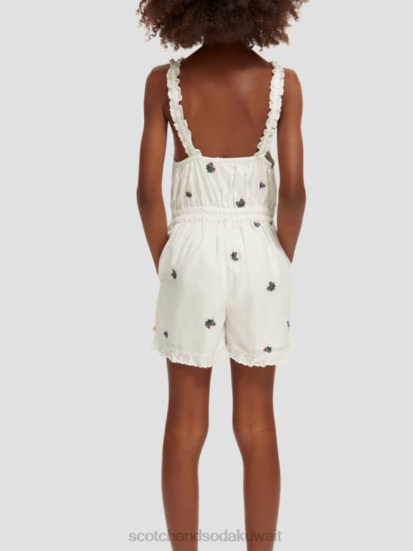 ملابس Scotch & Soda بدلة لعب مطرزة عنب صغير أطفال N0V4724