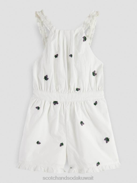 ملابس Scotch & Soda بدلة لعب مطرزة عنب صغير أطفال N0V4724