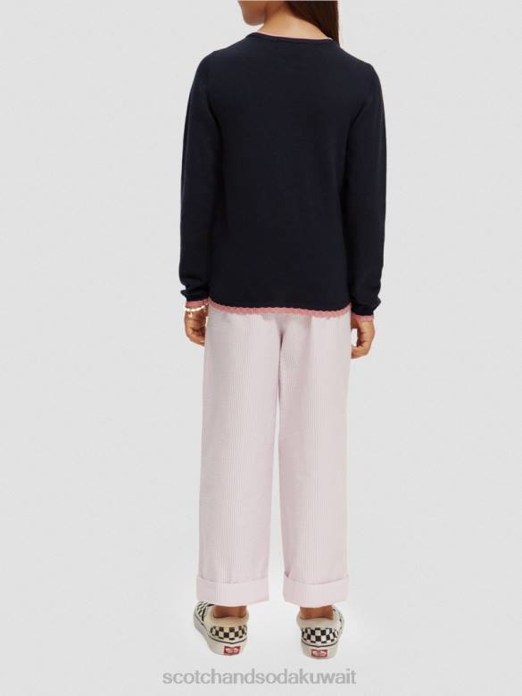 ملابس Scotch & Soda سترة محبوكة بأطراف متباينة ليلة أطفال N0V4735