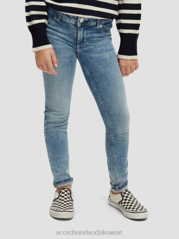 ملابس Scotch & Soda لا ميلو الجينز الضيق صيد الكنز أطفال N0V4760