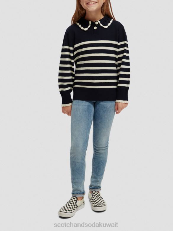 ملابس Scotch & Soda لا ميلو الجينز الضيق صيد الكنز أطفال N0V4760