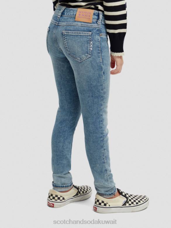 ملابس Scotch & Soda لا ميلو الجينز الضيق صيد الكنز أطفال N0V4760