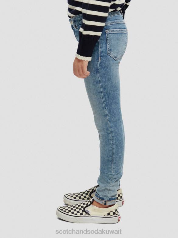 ملابس Scotch & Soda لا ميلو الجينز الضيق صيد الكنز أطفال N0V4760
