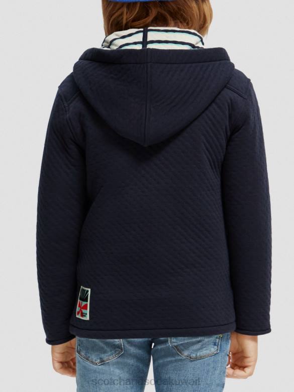 ملابس Scotch & Soda هوديي جيرسي المستعبدين ليلة أطفال N0V4773