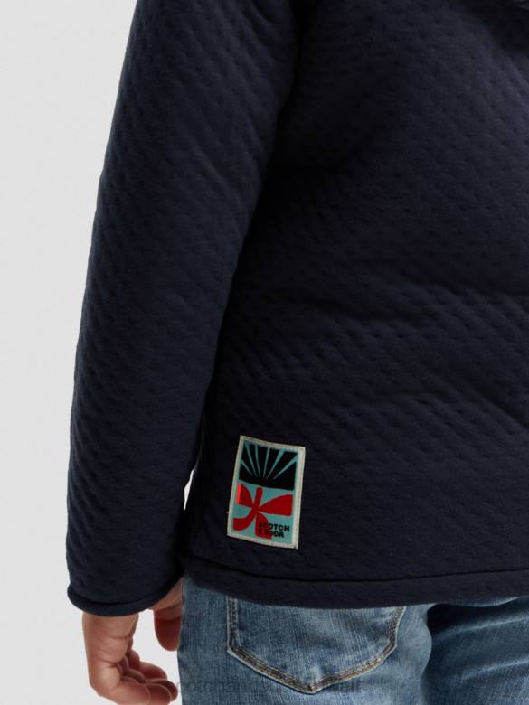 ملابس Scotch & Soda هوديي جيرسي المستعبدين ليلة أطفال N0V4773