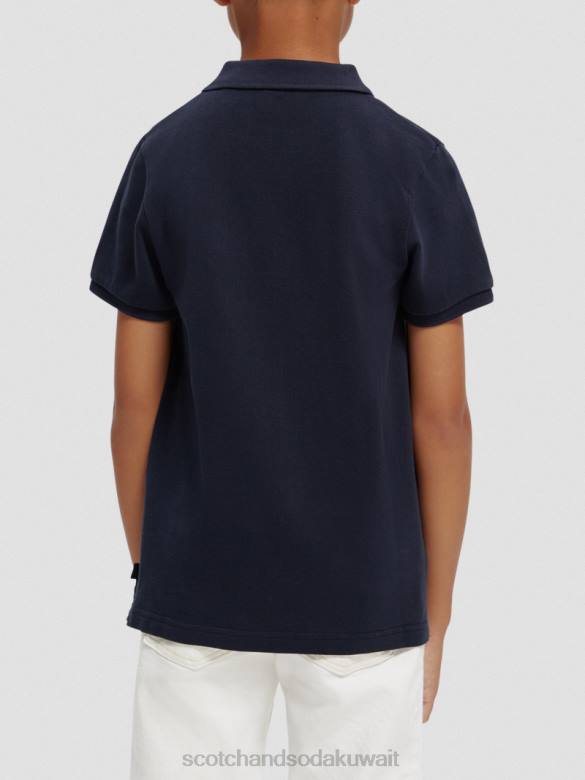 ملابس Scotch & Soda بولو بيكيه مصبوغ بالملابس ليلة أطفال N0V4778