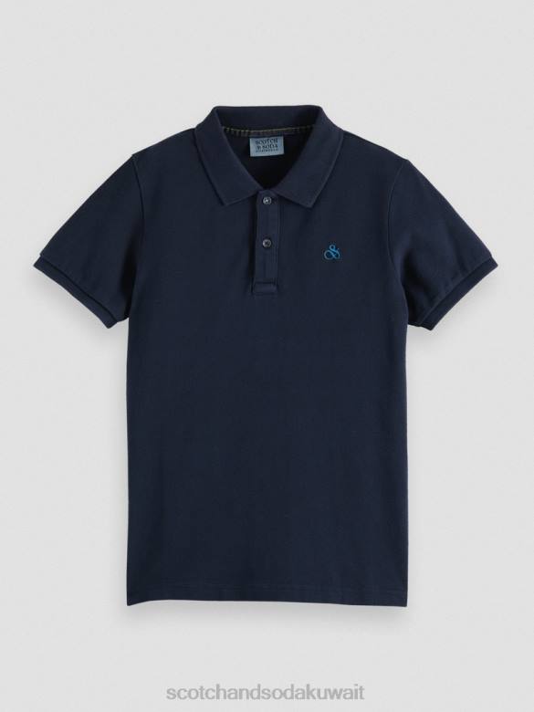 ملابس Scotch & Soda بولو بيكيه مصبوغ بالملابس ليلة أطفال N0V4778